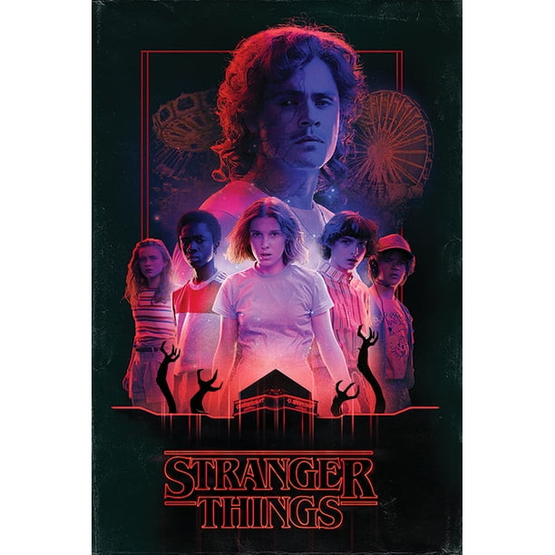 Alphabet Wall Poster Stranger Things Gift Art Print Prop Joyce Byers TV Show